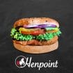Halal Chickenburger mit knusprigem Hähnchen und Burgersoße, Henpoint Ulm