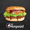 Halal Hamburger mit Beef-Patty und frischem Salat, Henpoint Ulm